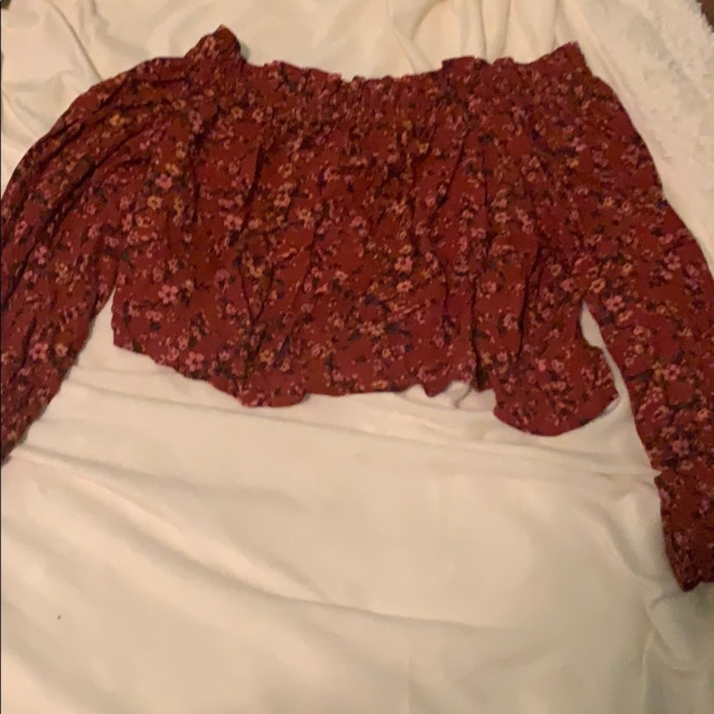 Small American eagle crop top